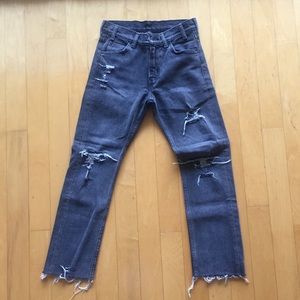 Levi’s 505 C Orange Tab in Vintage Gray Wash